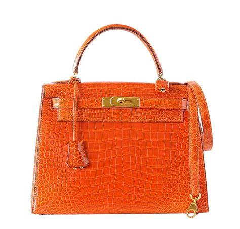 orange hermes kelly bag